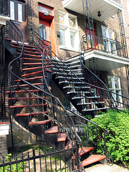 Escaliers de Montréal